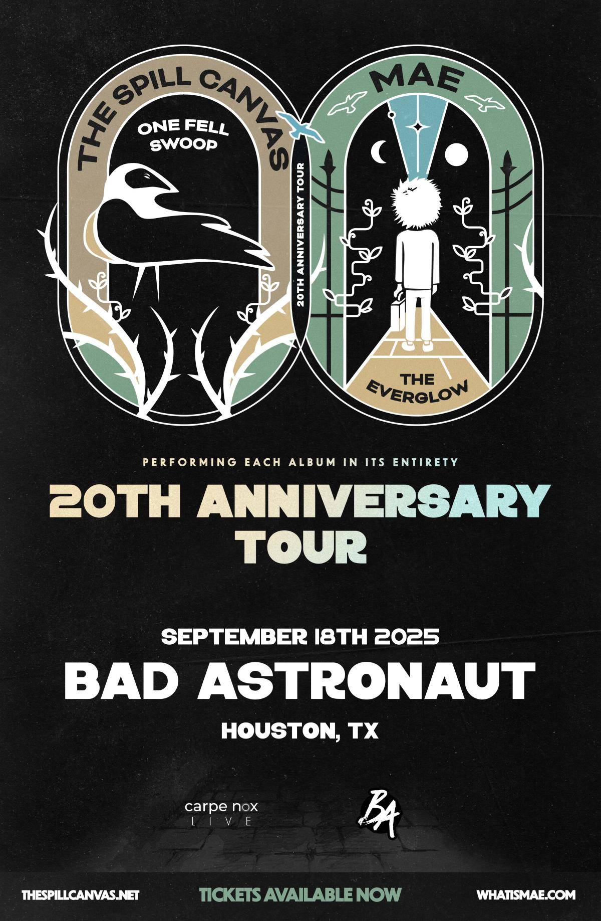 Bad Astronaut & Carpe Nox Present The Spill Canvas with MAE